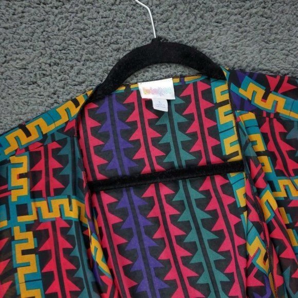 NEW LulaRoe Monroe Kimono Cardigan Womens L Large Multicolor - Picture 6 of 8